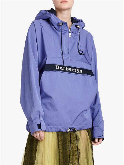 burberry hooded nylon anorak|clearance burberry anorak.